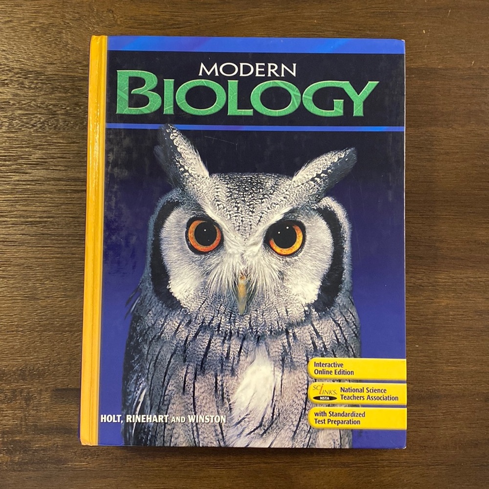 Modern Biology Textbook (ISBN-13: 9780030367694) GOOD condition (hardcover)